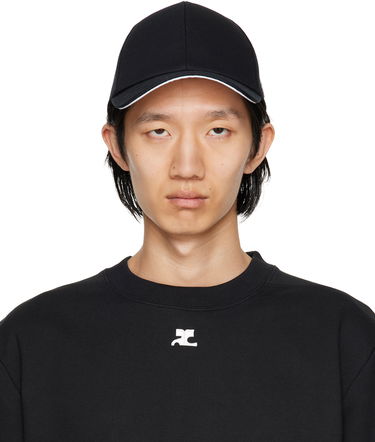 Шапка с козирка Courrèges Designer Classic Cap Черно | 123ACT002CO0024, 0