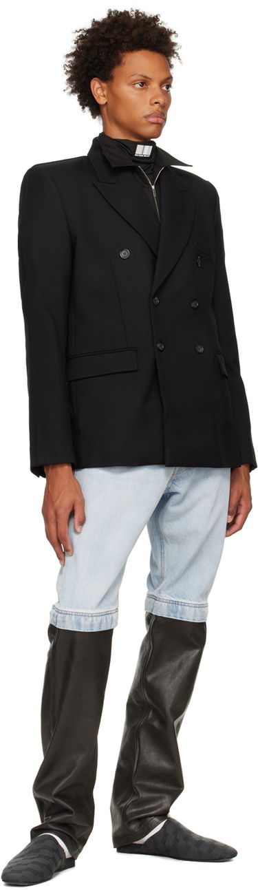 Жилетка VETEMENTS Double-Breasted Blazer Черно | VL14JA640B, 3