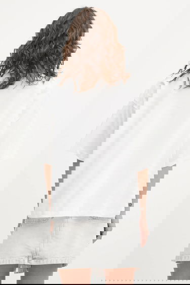 Тениска Carhartt WIP Short Sleeve Oversized T-Shirt Cream Of The Crop Бяло | I035244.02XX, 2