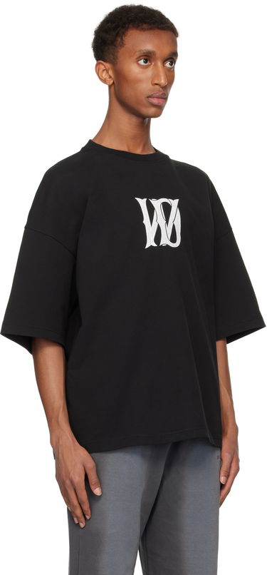Тениска We11done We11done Letter Logo T-Shirt Черно | WD-TT3-24-744-U-BK, 1