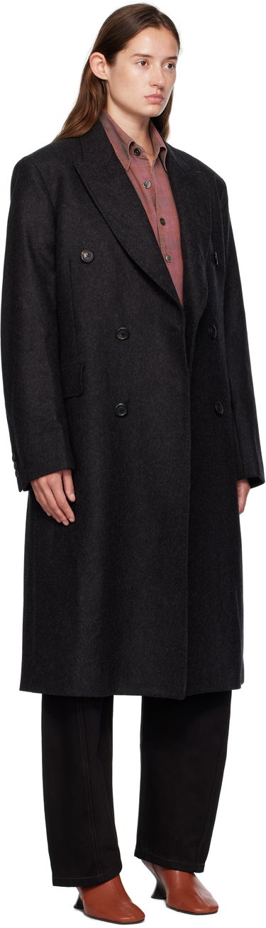 Палта OUR LEGACY OUR LEGACY Whale Double-Breasted Coat Черно | M4251WG, 4