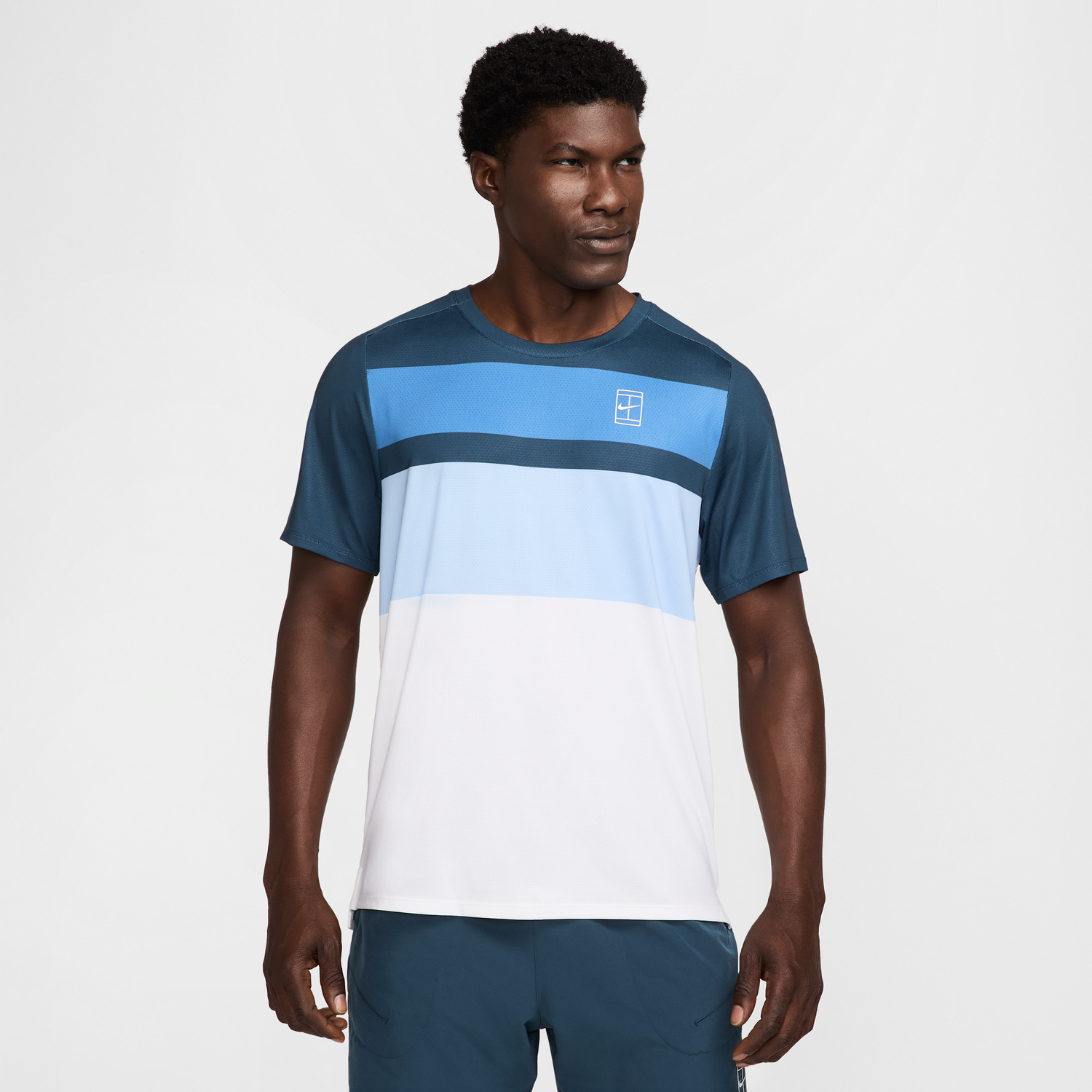 Тениска Nike NikeCourt Advantage Tennis T-Shirt Синьо | FZ9845-478, 1