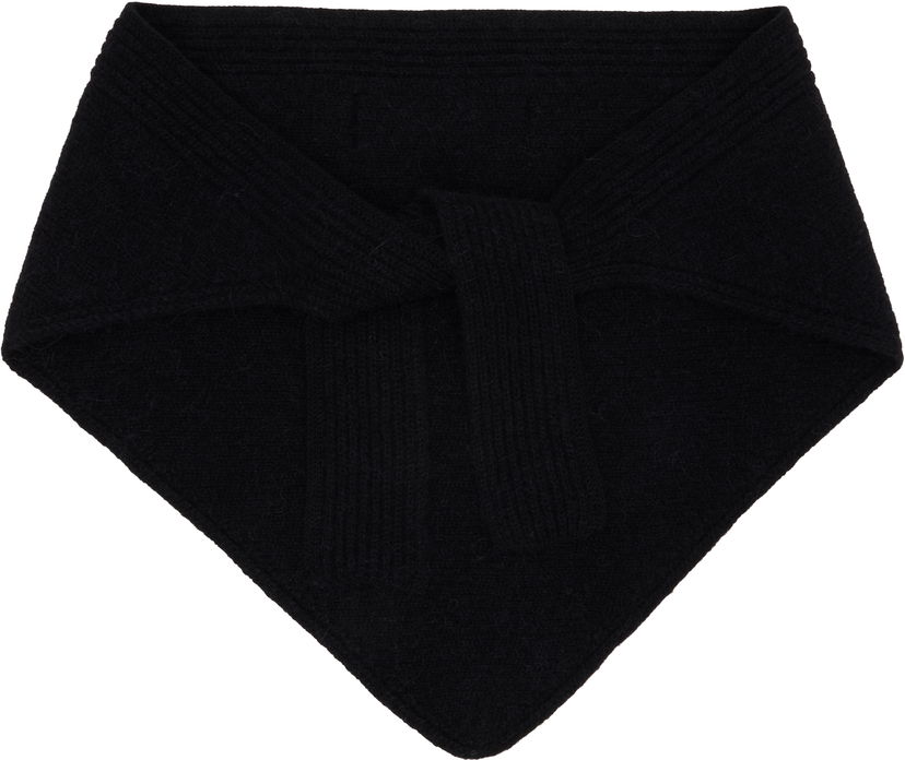 Шал Jacquemus The Gros Grain Shawl Scarf Черно | 24HACU00669AK00227