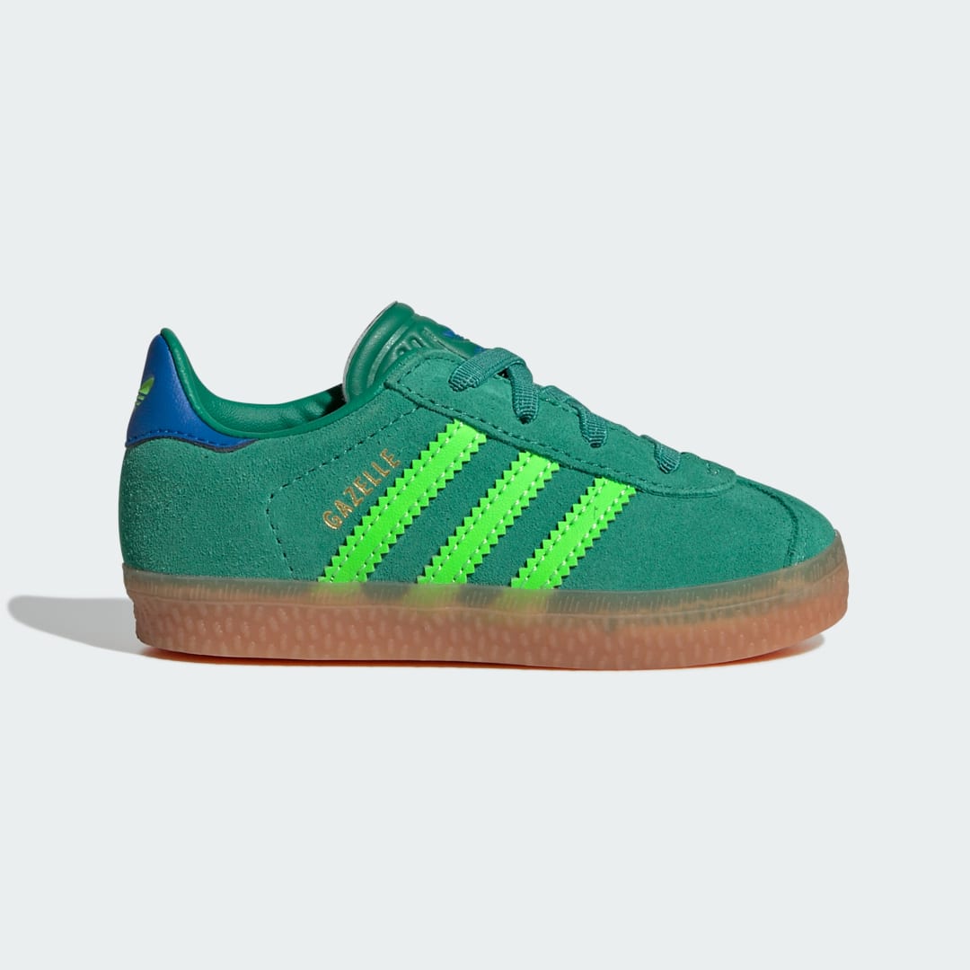 Кецове и обувки adidas Originals Gazelle Comfort Closure Elastic Laces Зелено | JP7137, 0