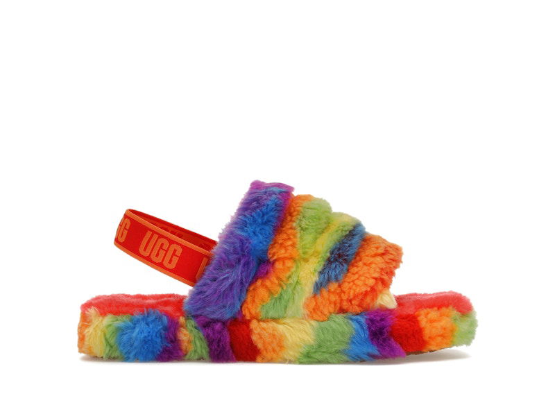 Кецове и обувки UGG UGG Fluff Yeah Slide Многоцветен | 1119840K-RSTR, 0