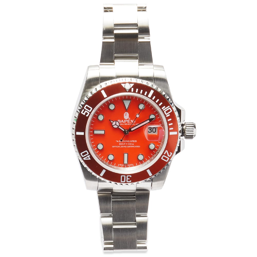 Часовник BAPE X Type 1 Watches Сиво | 001WHI801001M-ORG, 0