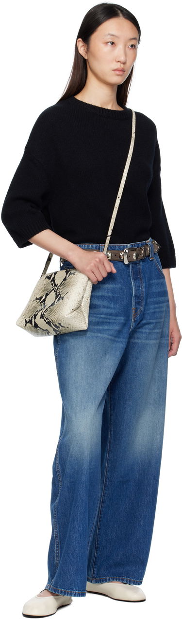 Колани Khaite 'The Benny' Suede Belt with Silver-Tone Hardware Кафяво | 10014-726, 2