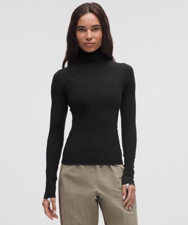 Пуловер lululemon Wool-Blend Turtleneck Base Layer Черно | prod20001527, 0