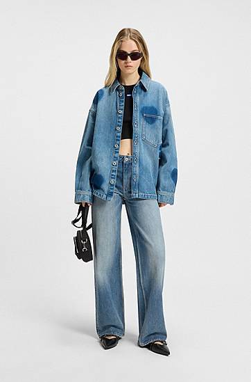 Дънки BOSS Baggy Jeans Синьо | 50541539, 1
