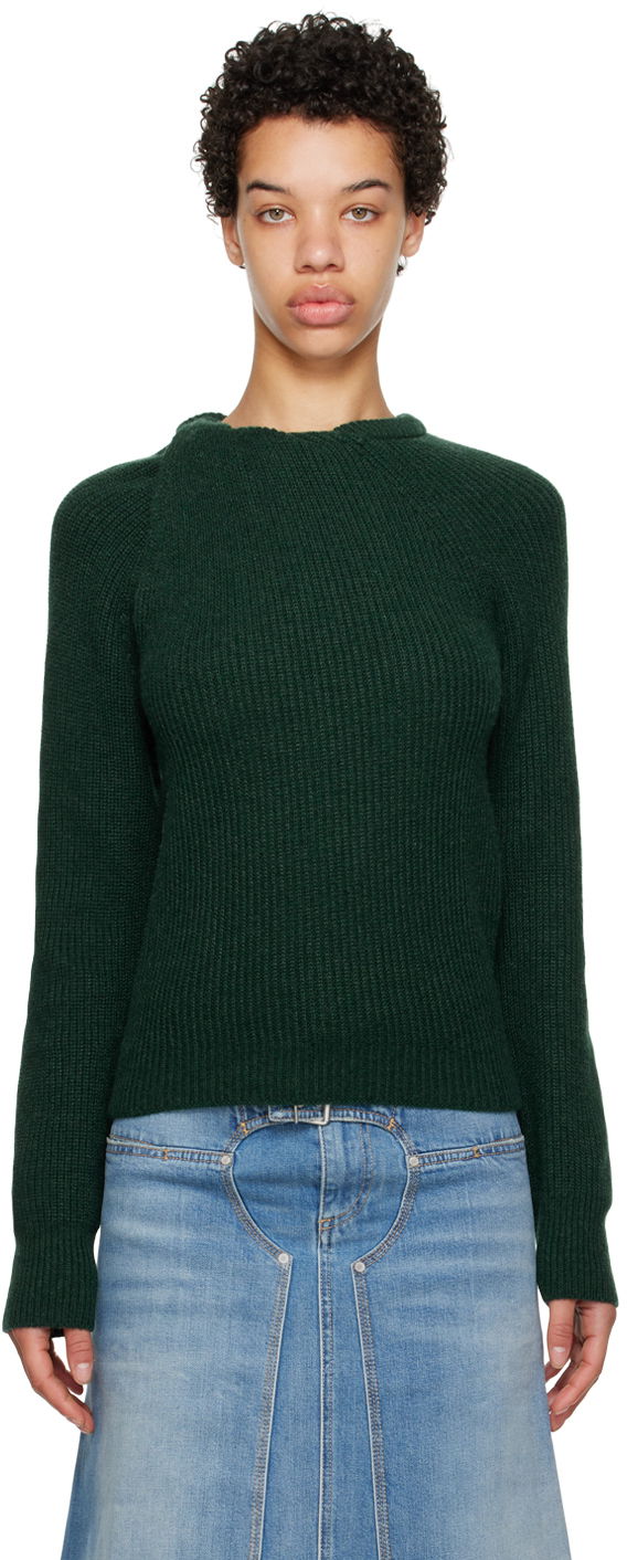 Пуловер Stella McCartney Knot Sweater Зелено | 6K04703S2418