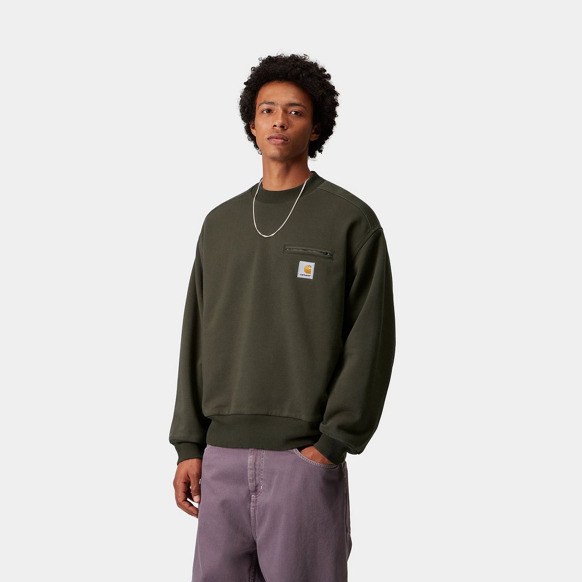 Суитчър Carhartt WIP Carhartt WIP Detroit Sweatshirt Зелено | I035547_3, 0