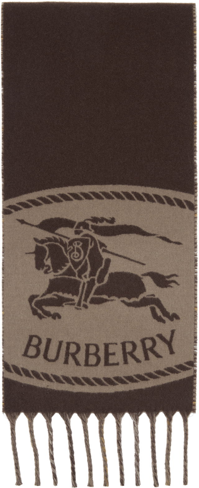 Burberry Reversible Knight Stamp Scarf
