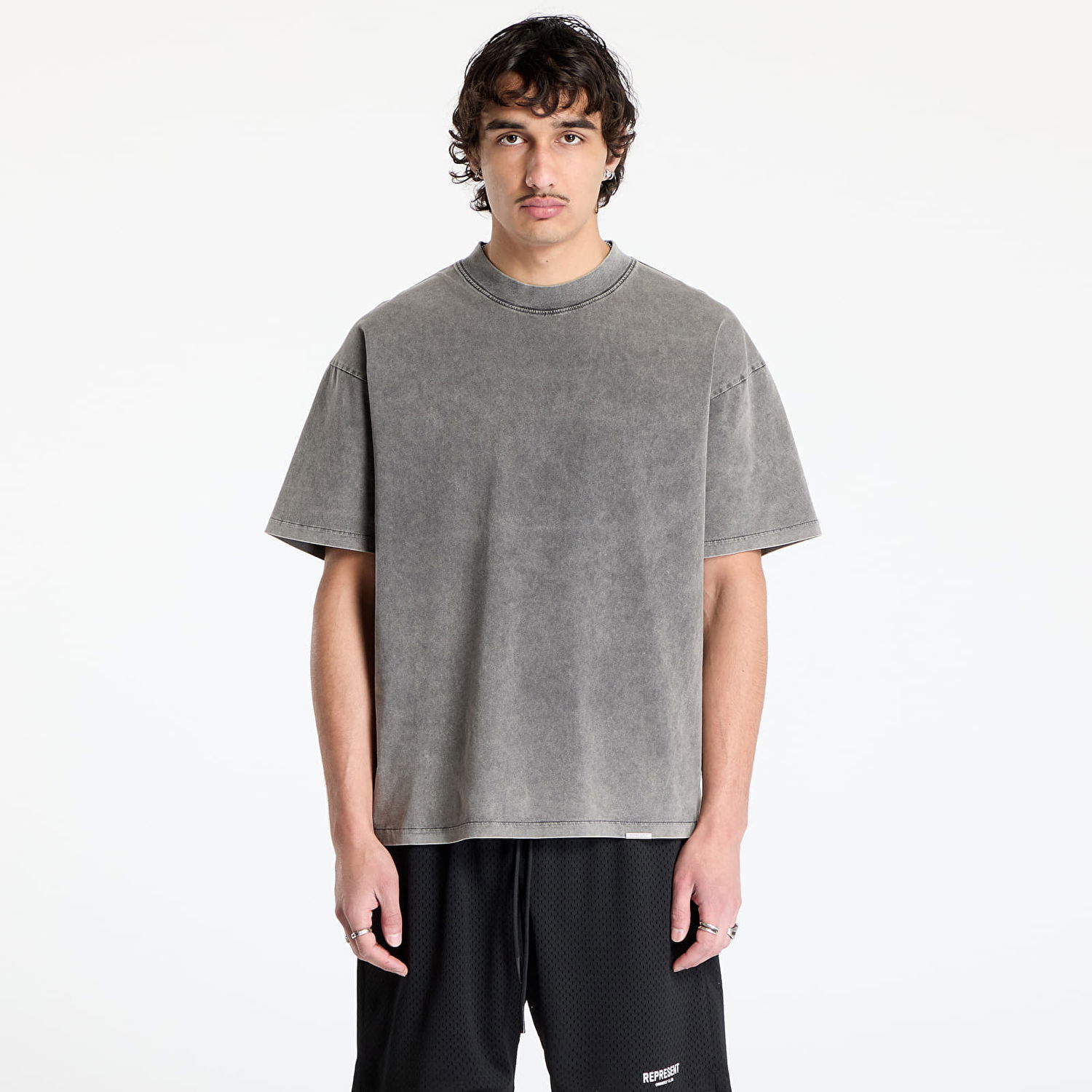 Тениска Represent Clo REPRESENT Initial Oversize T-Shirt Сиво | INM4742-47, 0