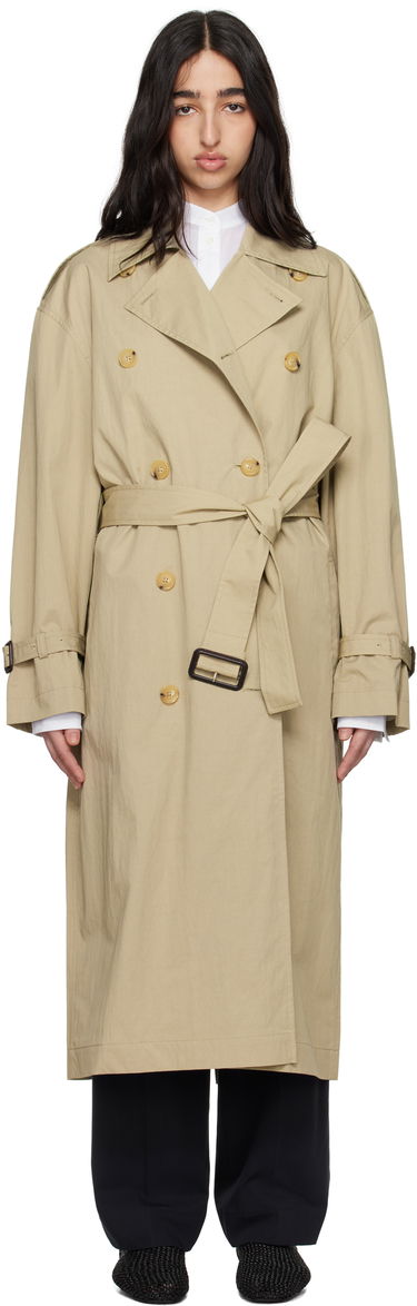 Тренчкот TOTEME TOTEME Crisp Summer Trench Coat Бежово | 252-WRO0197-FB0410, 0