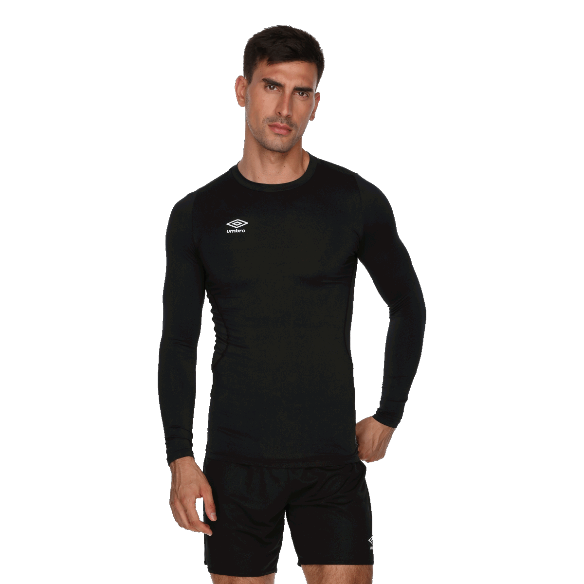 Тениска Umbro Long Sleeve Performance Baselayer Top Черно | UMA243M633-01, 0
