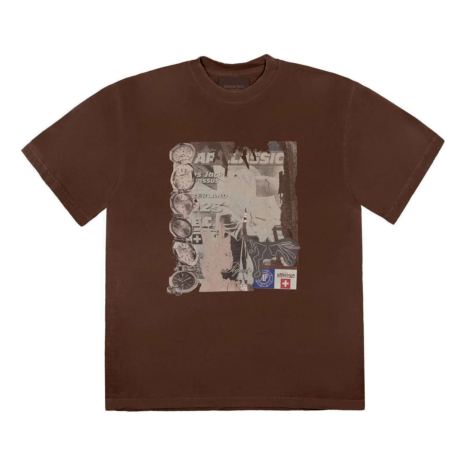 Тениска Cactus Jack by Travis Scott Travis Scott x Audemars Piguet Classic Graphic T-Shirt Кафяво | CJAP-SS06, 0