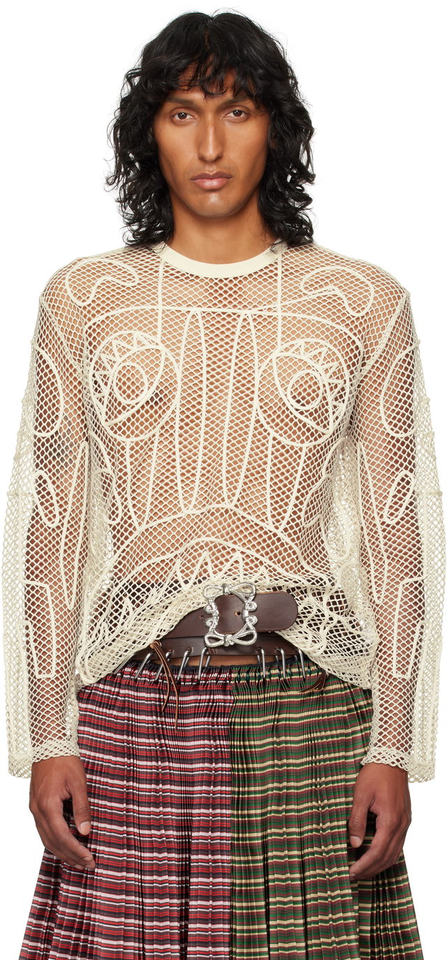 Graphic Net Long Sleeve T-shirt