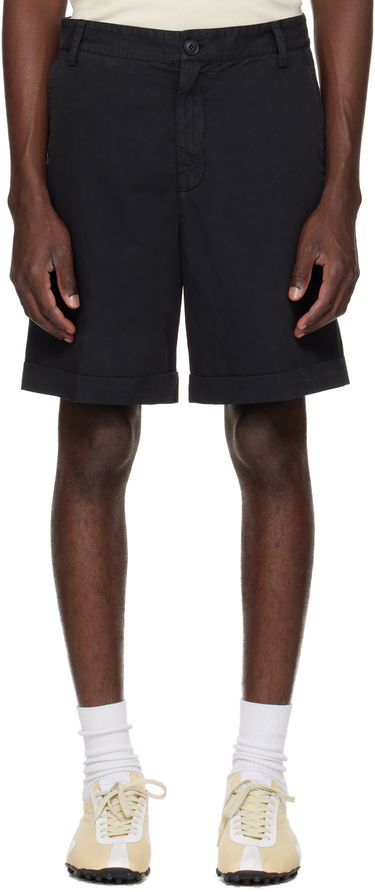 Къси панталони A.P.C. A.P.C. Andrew Cuffed Shorts Черно | COHKU-H10219, 0
