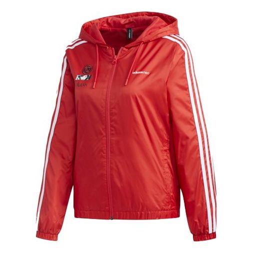 Суитчър adidas Originals Neo Hua Mulan Printing Women's Jacket Червено | GK5897