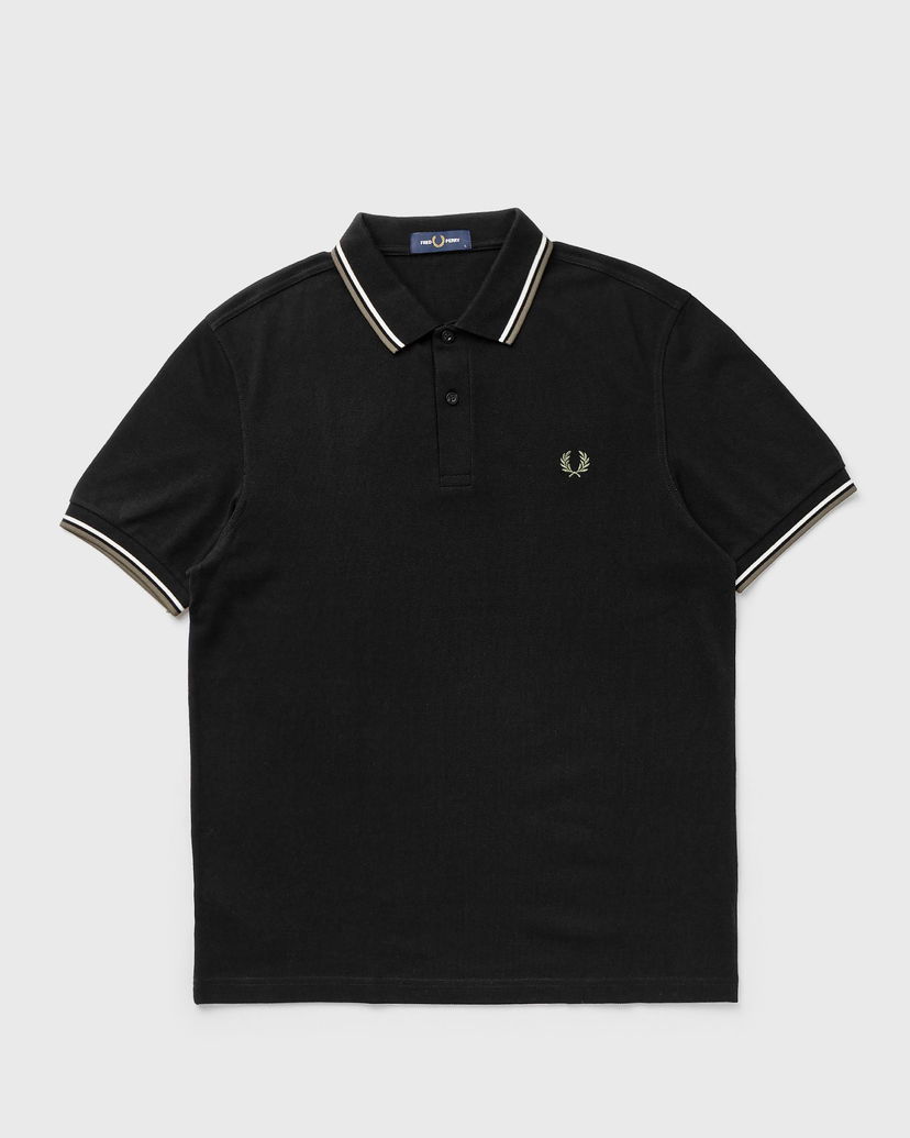 Поло тениска Fred Perry Twin Tipped Shirt Black XL Черно | M3600-W54