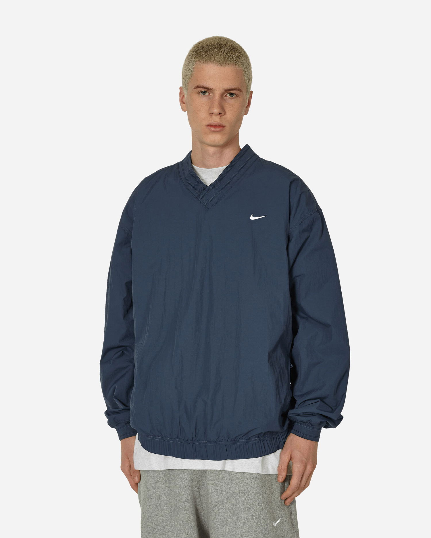 Риза Nike Solo Swoosh Windshirt Thunder Blue Тъмно синьо | FQ1638-437, 1
