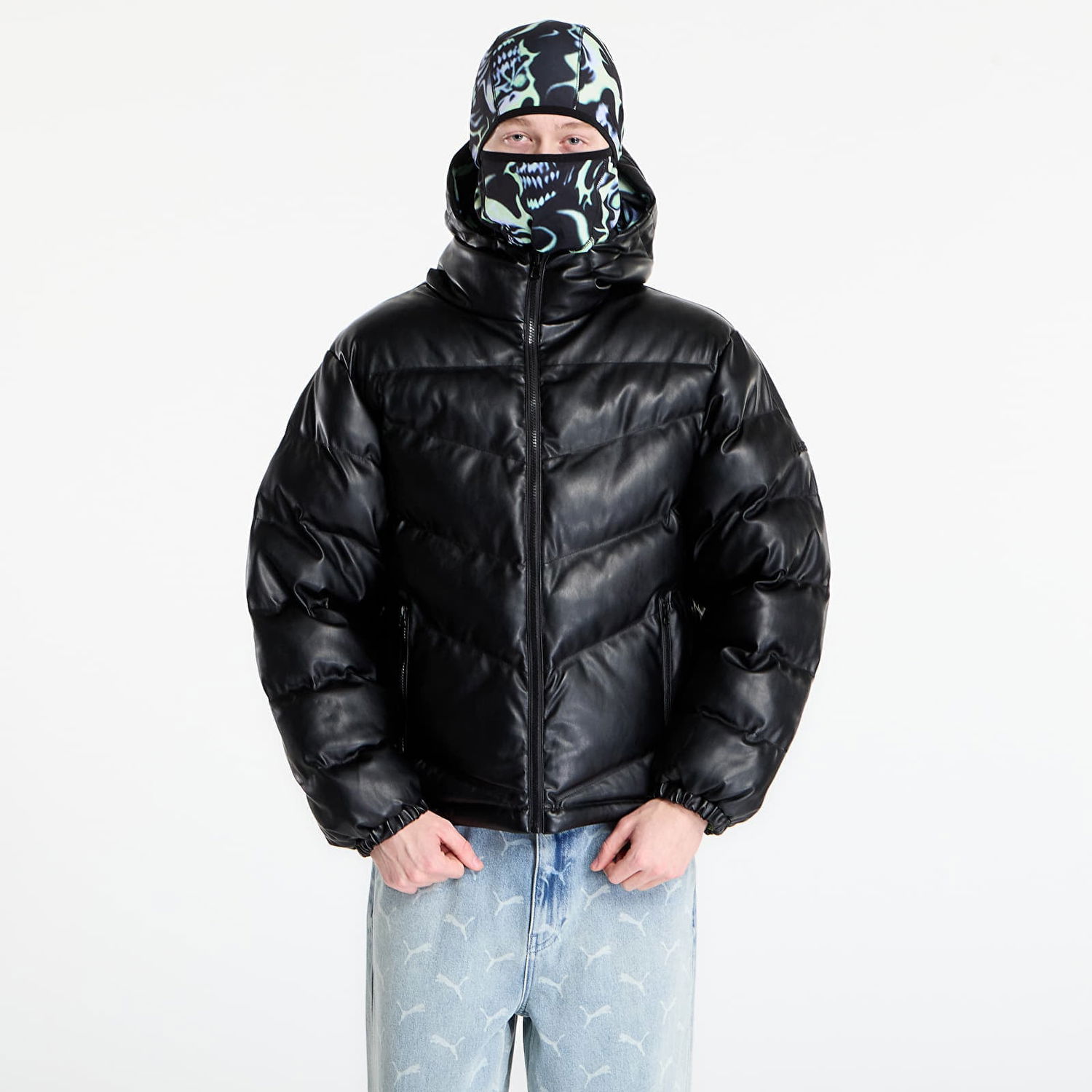 Пухо яке Wasted Paris Skull Puffer M L Черно | WP_000338, 0