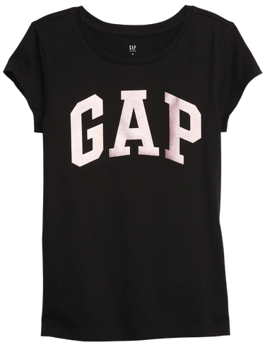 Тениска GAP Logo T-shirt Черно | 460525-00, 0