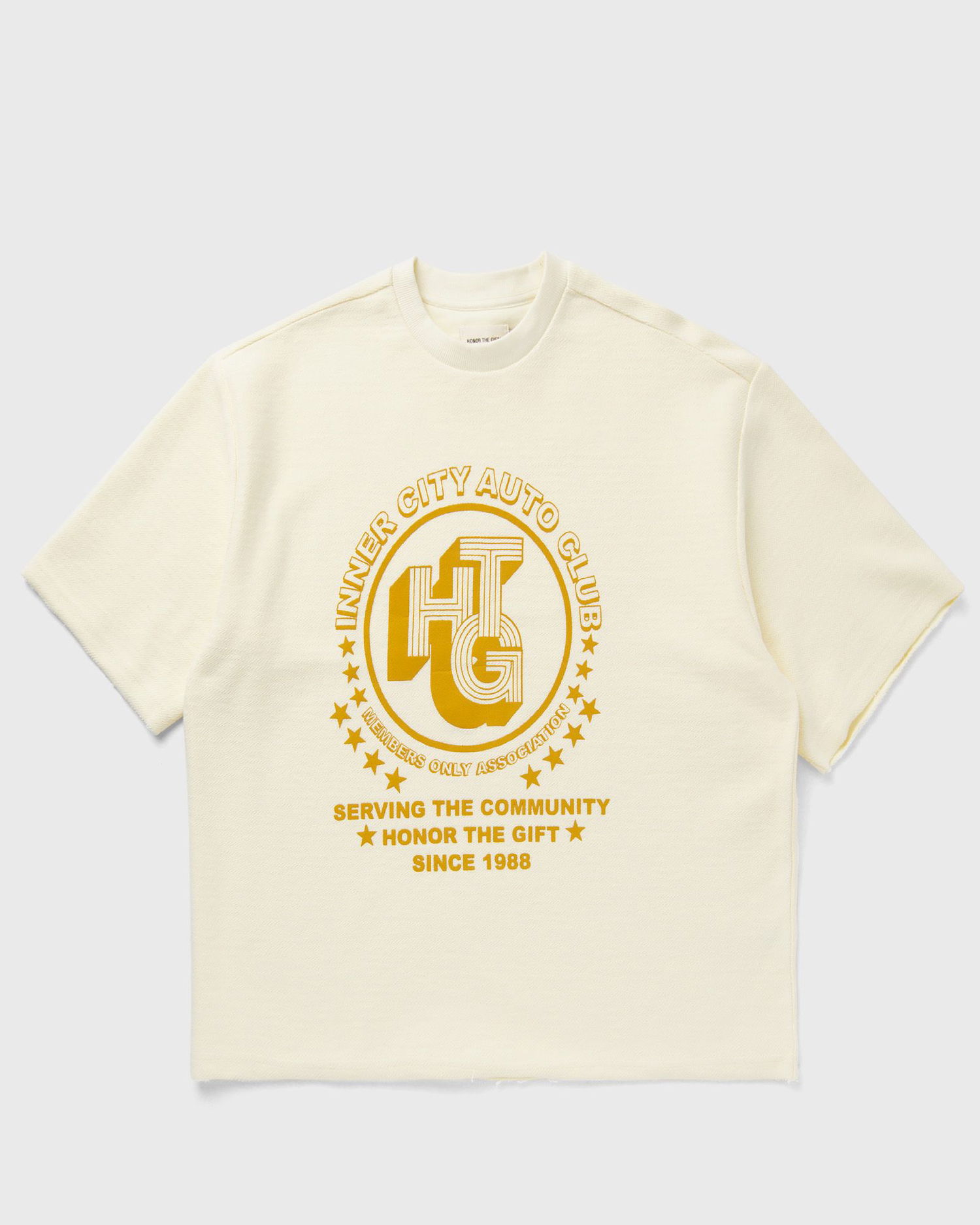 Тениска Honor The Gift Association Herringbone Graphic T-Shirt Бежово | HTG250191-WHITE, 0