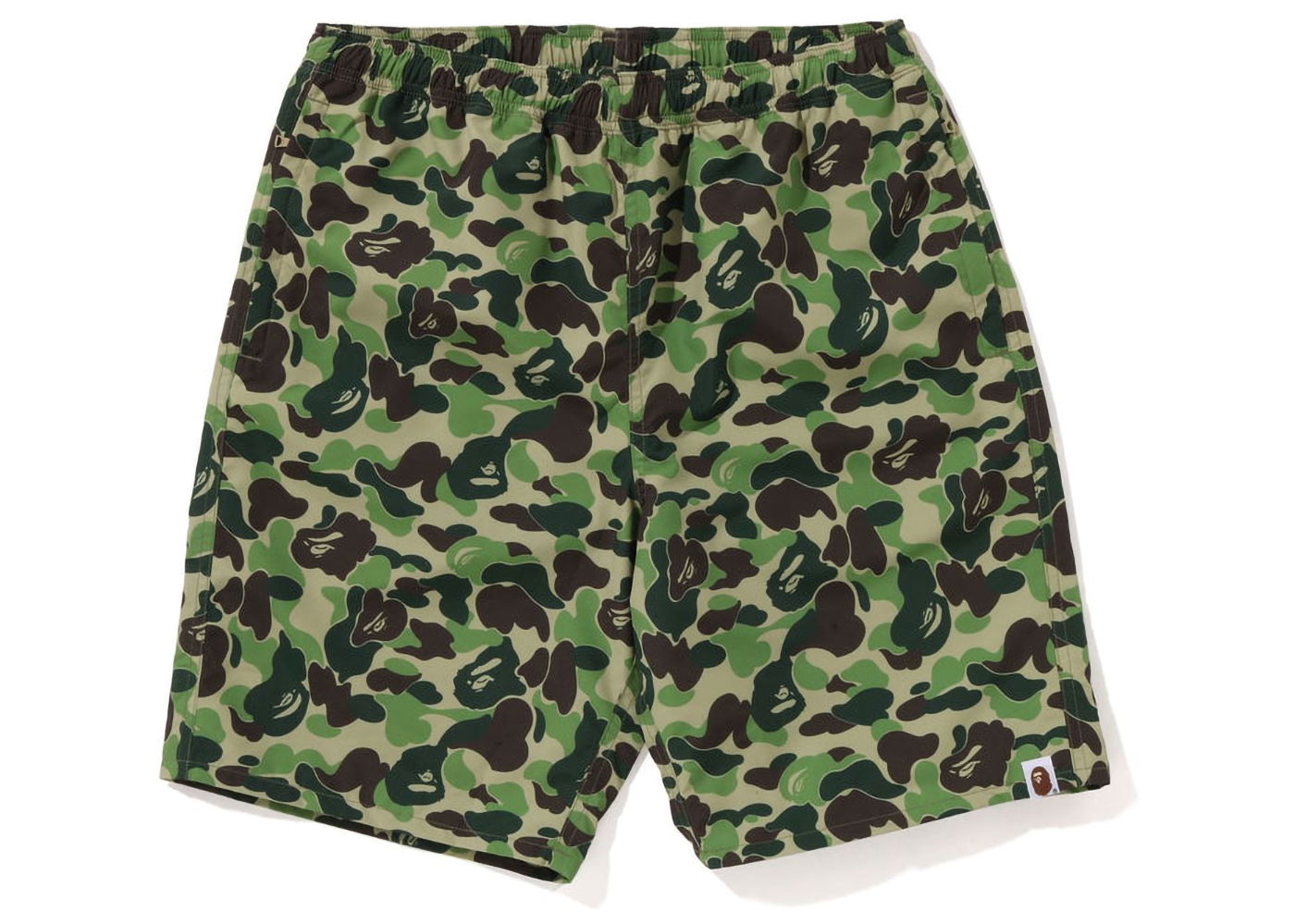 Къси панталони BAPE ABC Camo Beach Shorts Зелено | 1J30-153-018, 0