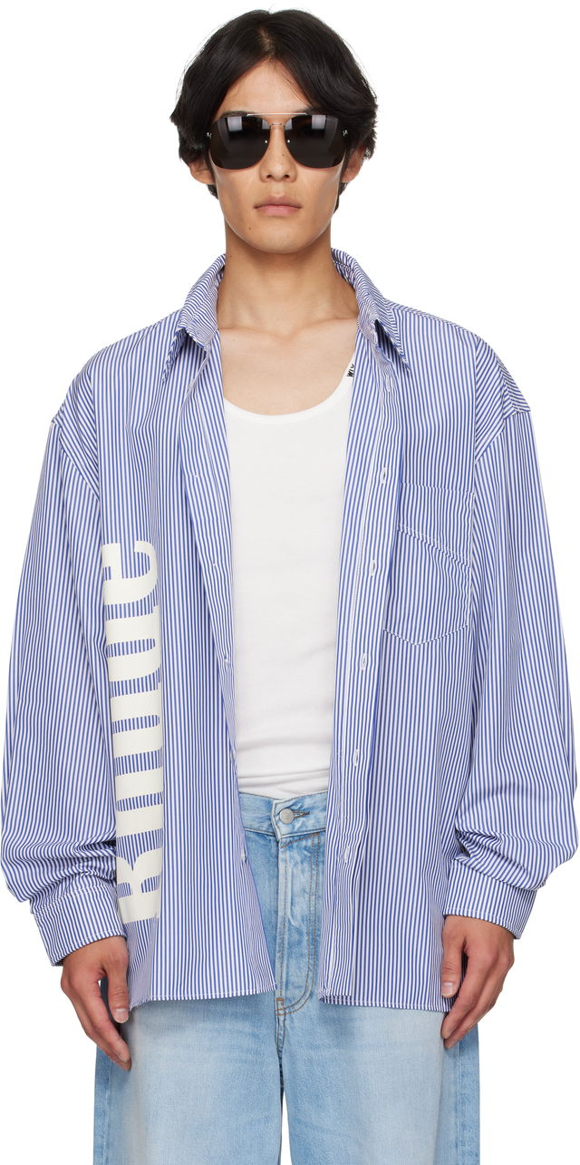 Rhude Side Logo Long Sleeve Shirt