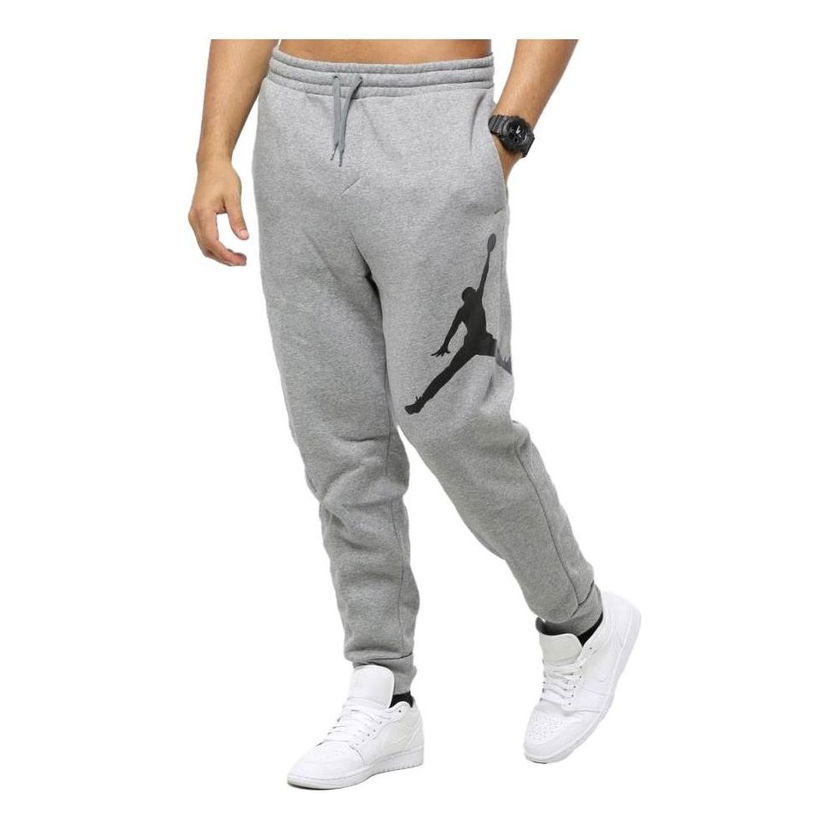 Спортни панталони Jordan Jumpman Fleece Sweatpants Сиво | DA6803-091