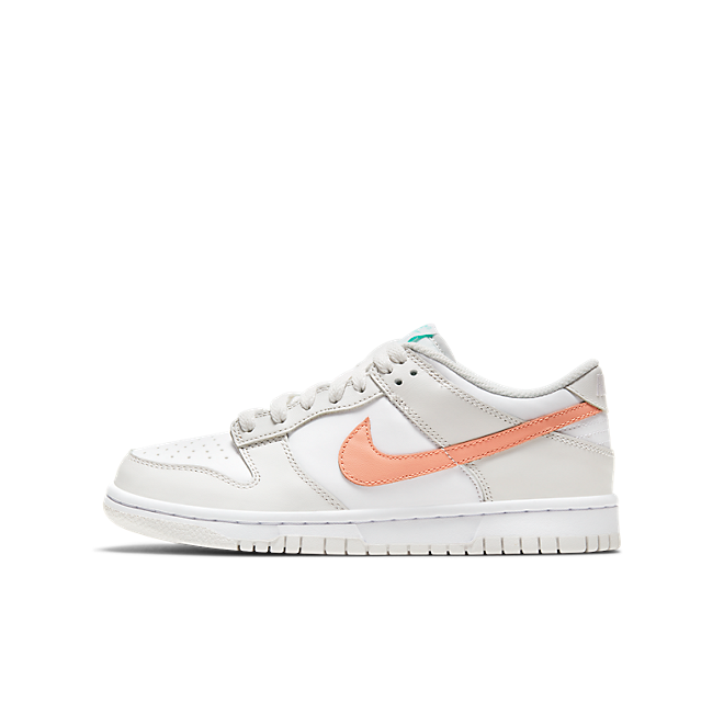 Кецове и обувки Nike Dunk Low "Mismatch Swoosh - Tropical" GS Бяло | CW1590-101, 0