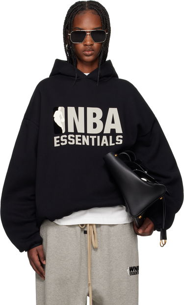 Суитчър Fear of God ESSENTIALS NBA Graphic Print Pull Over Hoodie Черно | 192AL246501F, 0