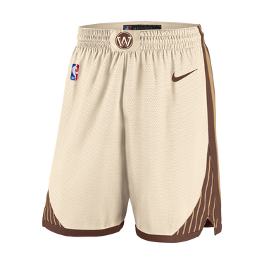 Къси панталони Nike Golden State Warriors City Edition Dri-FIT NBA Swingman Shorts Polyester Бежово | HM6036-120, 0
