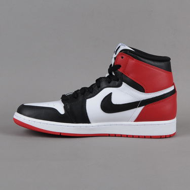 Кецове и обувки Jordan Air Jordan 1 Retro High OG "Black Toe" Бяло | 555088-184, 0