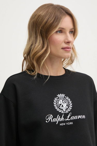 Суитчър Polo by Ralph Lauren Black Printed Sweatshirt Черно | 211959888, 3
