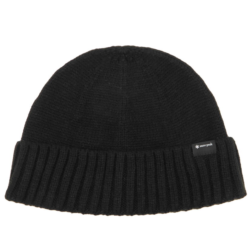 Шапка Snow Peak Knit Cap Черно | NSD-AC-25AU003-BLK