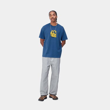 Тениска Carhartt WIP Deo T-Shirt Синьо | I032395_1N7_XX, 2