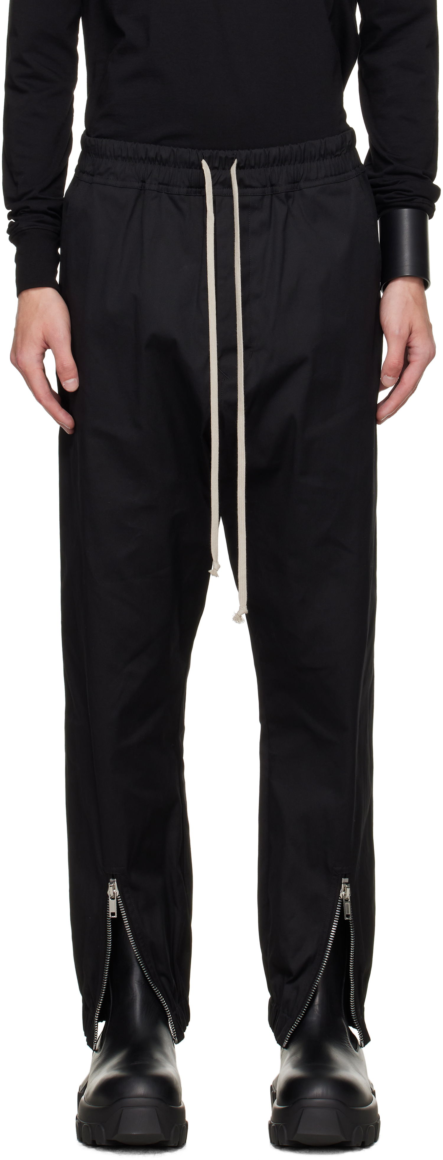 Спортни панталони Rick Owens Rick Owens Concordians Tecuatl Track Pants Черно | RU02E1331 TE, 0