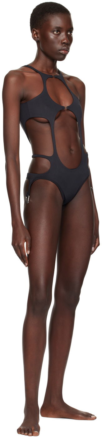 Бански HELIOT EMIL Cascade One-Piece Swimsuit Черно | HE_W_22_002_BLK01, 3