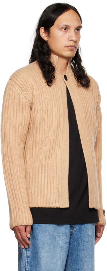 Пуловер We11done We11done Stand Collar Knit Cardigan Бежово | WD-KC3-22-612-U-BG, 1