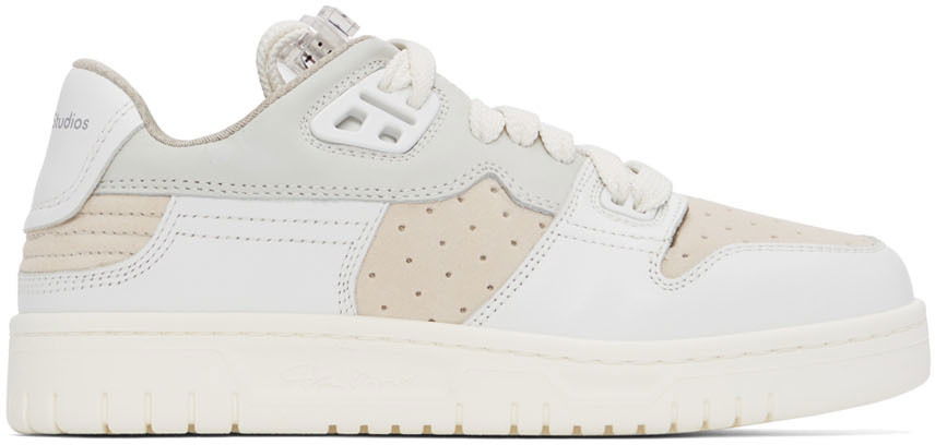 Кецове и обувки Acne Studios Paneled Low Top Sneakers W Бяло | AD0455-, 0