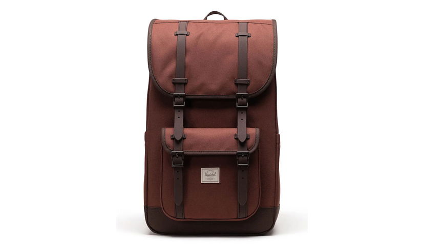 Раница Herschel Supply CO. Little America Flap-Top Backpack with Buckle Straps Кафяво | 11390-07127