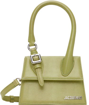 Дамска чанта Jacquemus Jacquemus 'Le Chiquito Moyen' Top Handle Bag Зелено | 25E233BA327-3235, 0