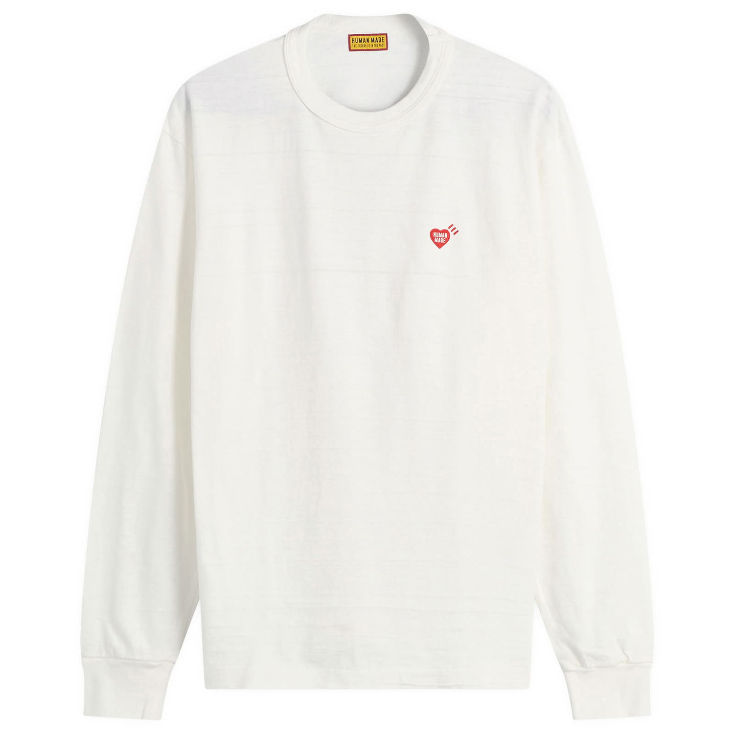 Тениска Human Made Human Made Red Heart Logo Longsleeve T-Shirt Бяло | HM30CS025-WHT, 1