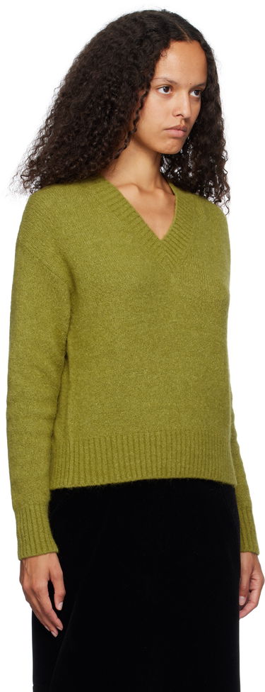 Пуловер Max Mara Weekend Max Mara Visita V-Neck Sweater Синьо | 2425366102600 MM12053, 4
