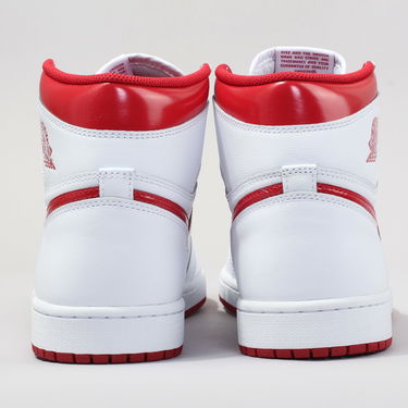 Кецове и обувки Jordan Air Jordan 1 Retro High OG "Metallic Red" Бяло | 555088-103, 3
