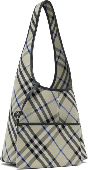 Дамска чанта Burberry Burberry Small Check Shoulder Bag Бежово | 8105767, 1