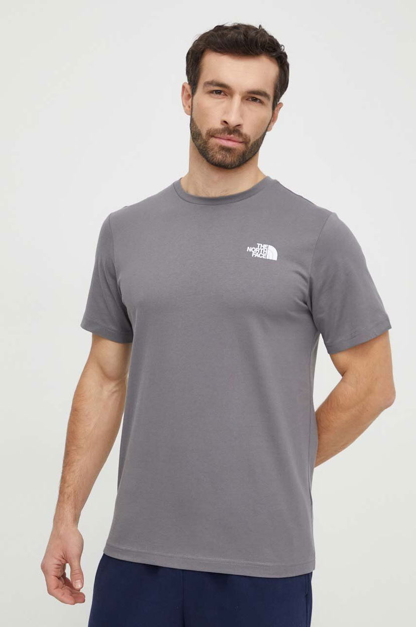 Тениска The North Face S/S Redbox T-Shirt Сиво | NF0A87NP0UZ1