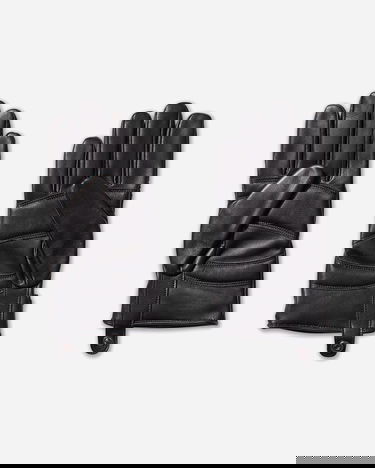 Ръкавици Maison Margiela Agnelle Leather Gloves Черно | SH2TS0003 900, 4